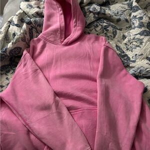 Pink Pullover Hoodie - Solid Pink Sweatshirt